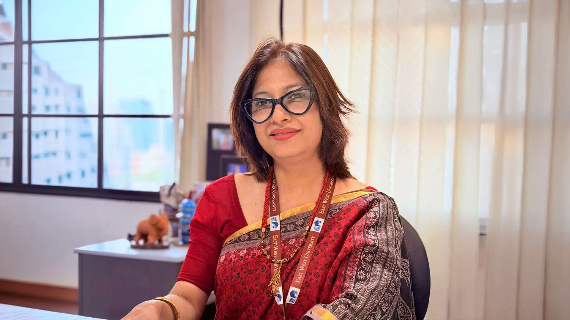 Prof. Dr. Dilara Begum Honored with EWU Publication Reward