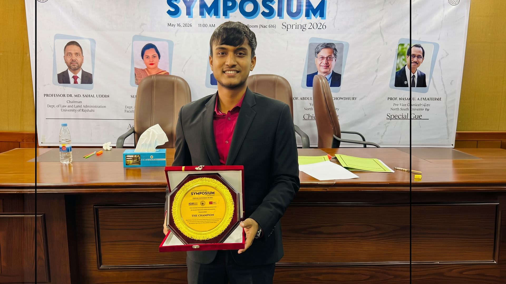 Talha Jubayer Champions NSU Undergraduate Law Symposium 2026