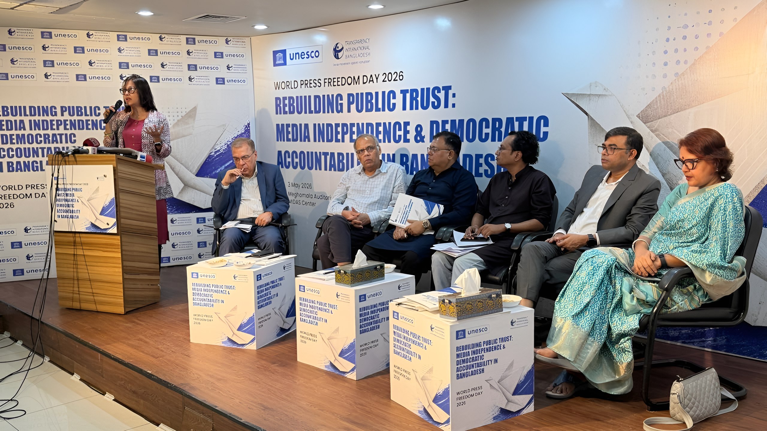 Prof. Dr. Dilara Begum Speaks at UNESCO's World Press Freedom Day Event